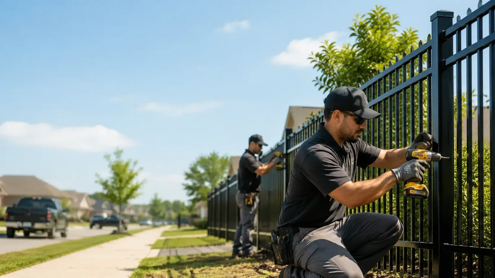 Metal Fence Installation in Saxon, WI